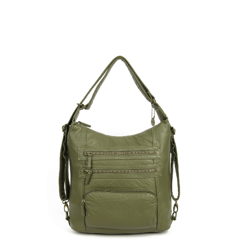 Women's-Backpack-In-Green